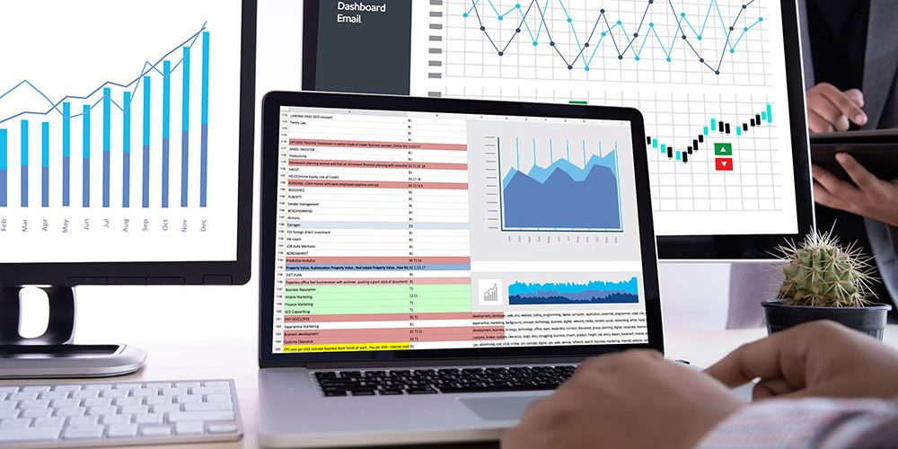 Data Analytics Computer Screen Image